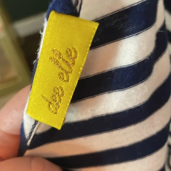 Dee Elle Black and White Fit and Flare Mini Dress. - Picture 3 of 3